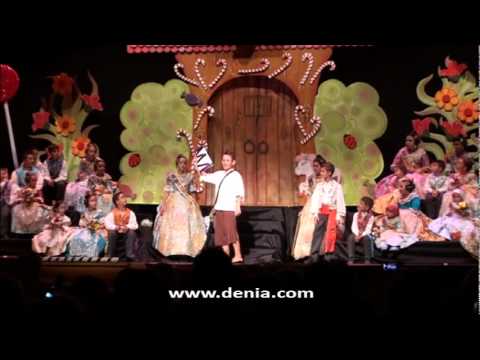 Fallas Dénia 2012: Presentación Infantil de París Pedrera (Esther Dalmau y Manel Pastor)