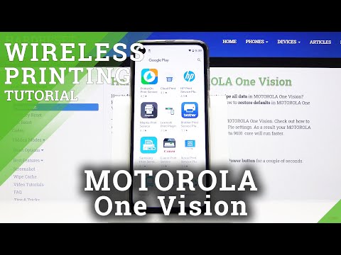 How to Connect Motorola One Vision with Printer - Pair Bluetooth Devices