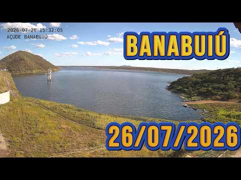 AÇUDE BANABUIÚ DADOS ATUALIZADOS 26/07/2026 CEARÁ