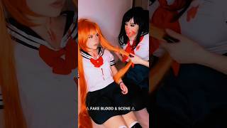 Download lagu Red means I love you | Ayano Aishi & Osana Najimi@nikkihatsunecosplay#cosplay | Yandere Simulator mp3