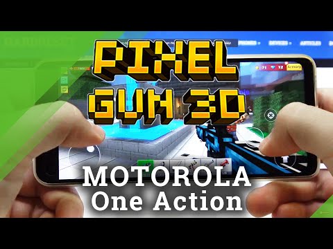 PIXEL Gun 3D on MOTOROLA One Action - Gaming Quality Test