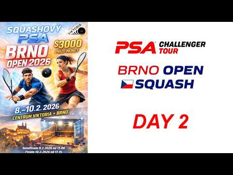 PSA Brno Open 2026 - Day 2 - Semifinals