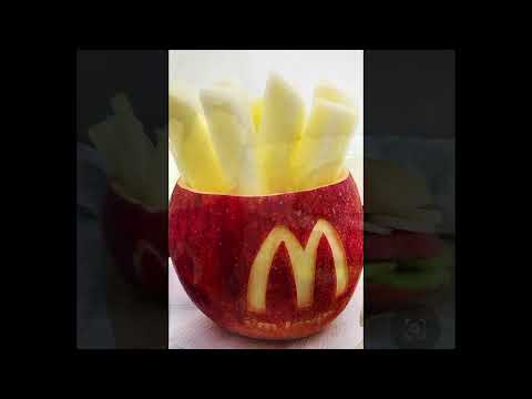 Apple Carving || Amazing Fruits Art #shorts #fruitcarving @najiasheikh7746