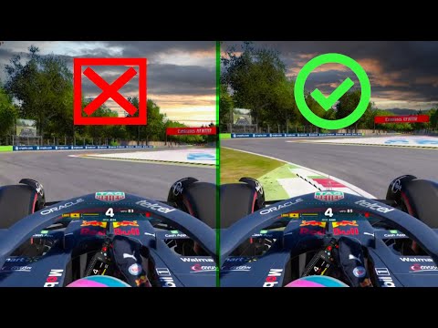 Proof that FPS affects the kerb physics on F1 22