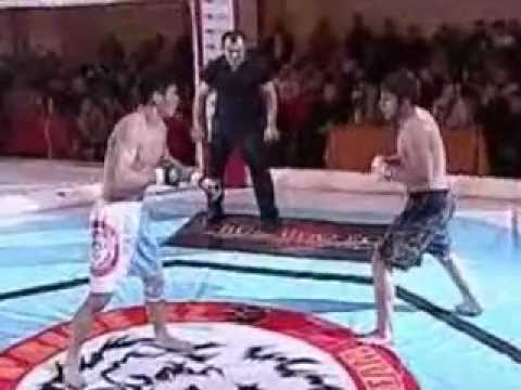 Estanov Yerjan (Kazakhstan) vs Dudaev Rakhman (Chechnya).2 round.18.03.2012y