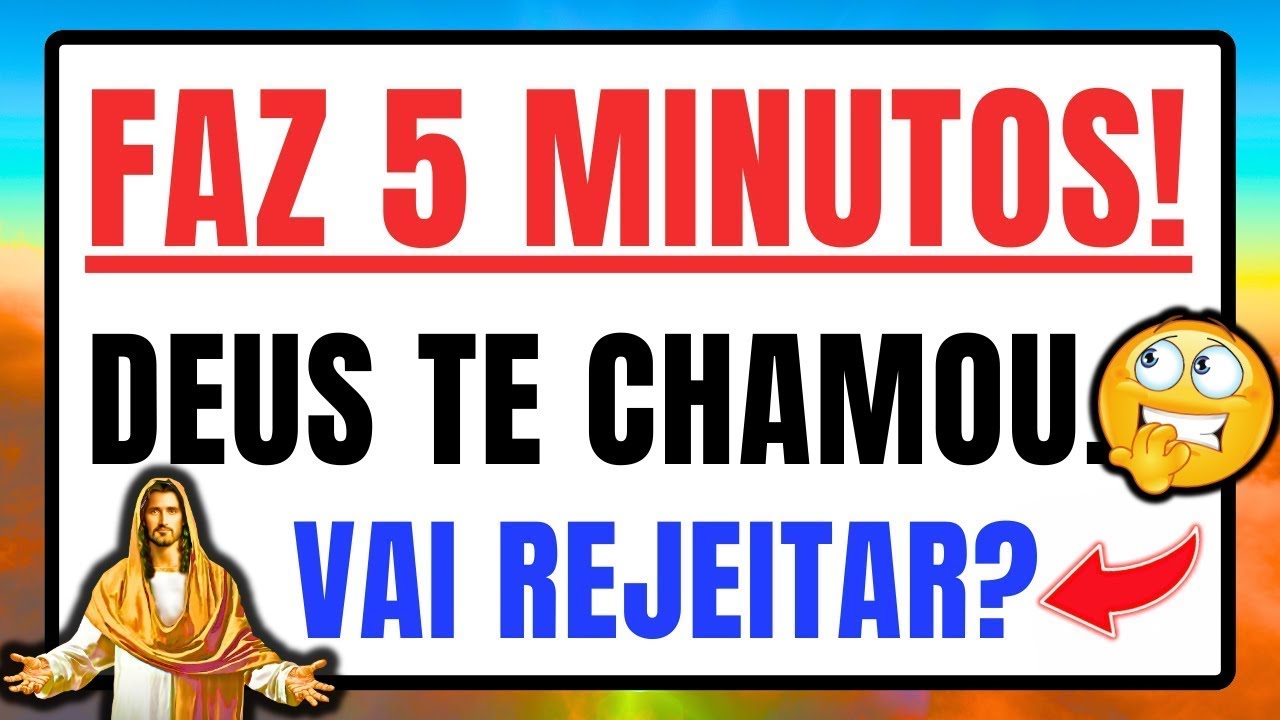 DEUS DISSE que VOCÊ TEM 3 MINUTOS PARA ATENDER ESSE CHAMADO! Abra Urgente!