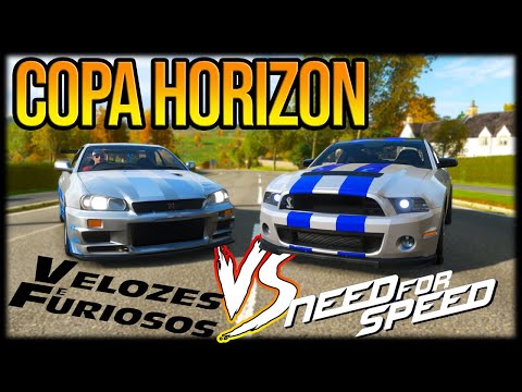 Forza Horizon 4 - COPA HORIZON VELOZES e FURIOSOS vs NEED FOR SPEED