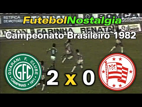 Guarani 2 x 0 Náutico - 07-03-1982 ( Campeonato Brasileiro )