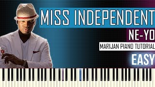 How To Play: Ne-Yo - Miss Independent | Piano Tutorial EASY