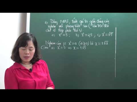 Căn bậc hai, căn bậc ba - Toán 9  - Bài giảng miễn phí