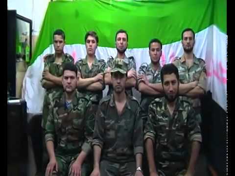 انشقاق مجموعة من صف الضباط والأفراد وانضمامهم إلى الجيش السوري الحر في جسر الشغور في ريف إدلب
