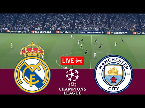 [LIVE] Real Madrid vs Manchester City. UEFA Champions League 25/26 Full Match - VideoGame Simulation