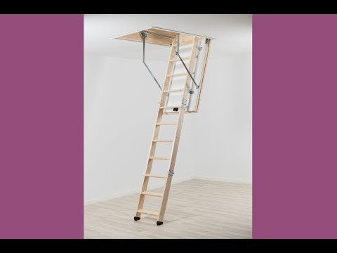 Dolle Extra Timber Folding Loft Ladder