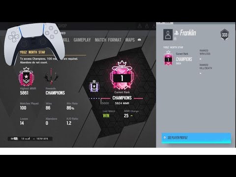 Being the *FIRST* #1 Champion on Controller in Operation North Star - Rainbow Six Siege PS5