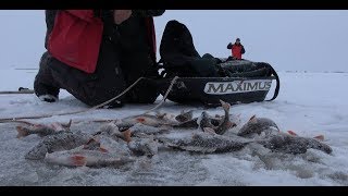 Рыбалка на озере ильмень зима