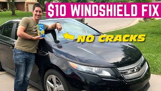 How To REPAIR A Windshield Chip or Crack At HOME For $10 *Saved $500*