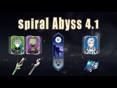 Spiral Abyss 4.1 | full clear | DUO & SOLO | c0 Alhaitham & c0 Neuvillette