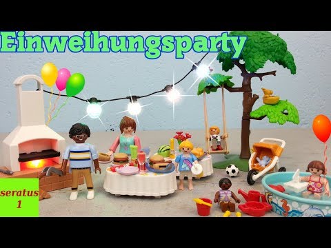 Playmobil Housewarming Party 9272 unpacking Modern Residential House seratus1