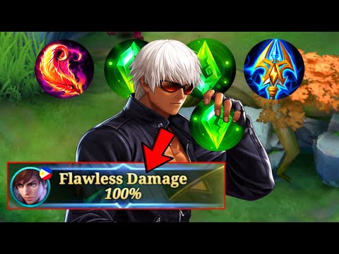 FLAWLESSS DAMAGE 100%!! GUSION MAX DAMAGE BUILD💀 (must try)