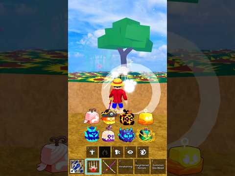 Which Fruit Can Hit the Giant Tree at Full Power? 🌳💥 | Blox Fruits Test