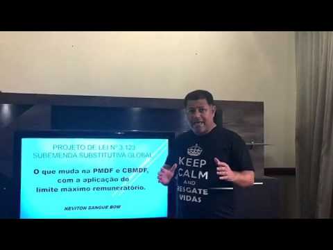 Cel NEVITON fala sobre o PL 3123(parte 01)