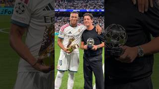 Download lagu Kylian Mbappe 🤝 Arda Guler 🤩 Real Madrid duo with Champions League awards for last season #UCL mp3