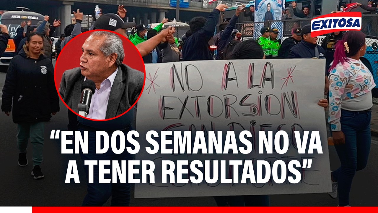 🔴🔵Transportistas han pactado reunión con el MTC el viernes 21 de agosto, según César Sandoval