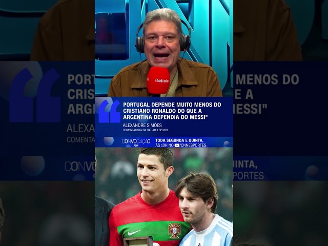 Cristiano Ronaldo e Messi nas seleções nacionais| CNN ESPORTES