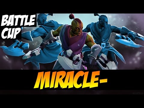 MIRACLE- AS A ANTIMAGE PLAYING THE BATTLE CUP - Quarter Of Finals - Dota 2