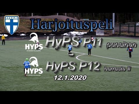 Harjoituspeli HyPS P11 Punainen - HyPS P12 Harraste II 12.1.2020