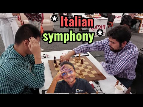How World class players play the Italian | Nakamura vs Dai Changren | Qatar Masters 2023