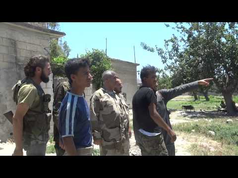 جولة ميدانية لرئيس هيئة أركان الجيش الحر العميد عبد الإله البشير لريف حماة الغربي