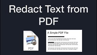 How to Redact Information from a PDF on a Mac