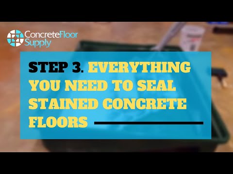 Step 3. Part 2. Everything You Need to Seal Stained Concrete Floors