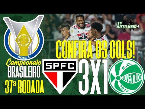 [Série A '21] 37ª Rodada | São Paulo FC 3 X 1 Juventude/RS | Confira Os Gols! | TV ARTILHEIRO
