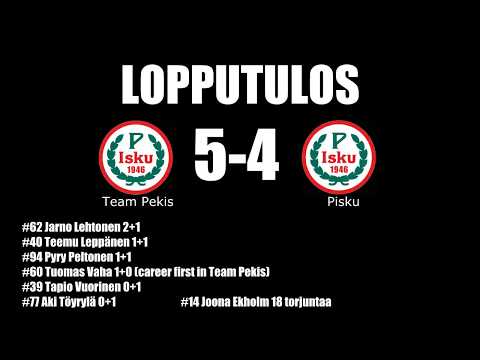 Team Pekis - Pisku | Toijalan Monitoimitalo, 16.2.2020 | Miesten 4-divisioona