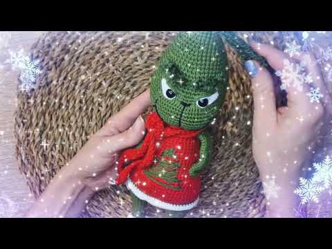 Grinch Crosetat !! Amigurumi Crochet Pattern Christmas Tutorial