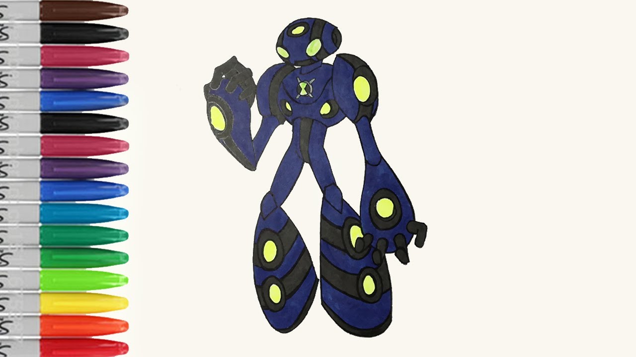 Ben 10 Ultimate ECHO ECHO Coloring Pages SAILANY Coloring Kids