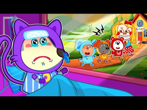 Don't Feel Jealous, Catnap! | Catnap want to go to school | Smiling Critters Animation