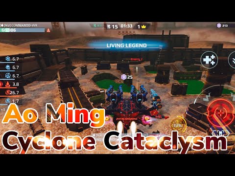 Ao Ming Cyclone and Cataclysm Maxout | Anticontro | War Robot Gameplay