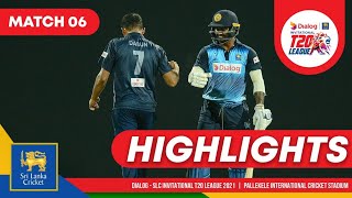 Match 6 Highlights | Blues vs Greys | Dialog-SLC Invitational T20 League