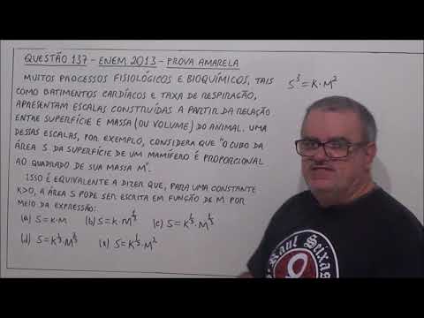 QUESTÃO 137 ENEM 2013 Proporcionalidade e Propriedades de Radiciação