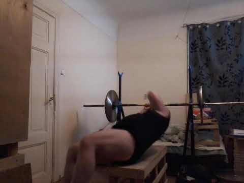 Bench press Episode 66,  1sets 60kg,132lbs 20reps