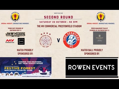 Linlithgow Rose v The Spartans – 22 October 2022