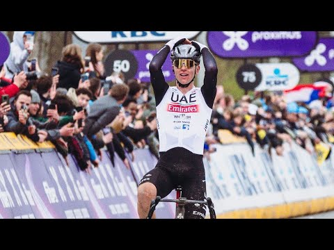 TOUR OF FLANDERS 2023 || Pogačar attack || #pogačar #winner #cycling #roadbike #tournament