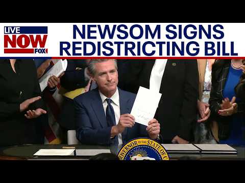 Video | Newsom signs legislation calling special election on redrawn congressional map