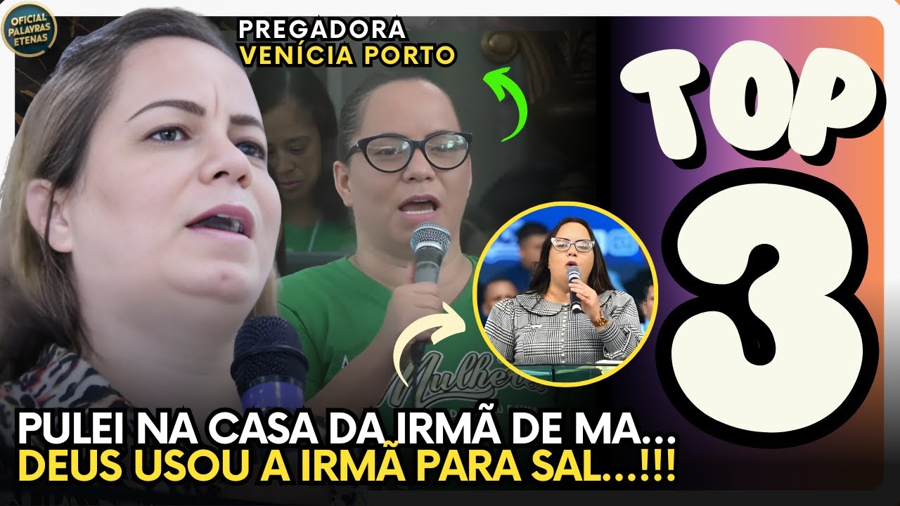 TOP 3️⃣ Testemunho de Arrepiar da 👉Pregadora Venicia Porto👈 O Tempo de Deus não é o nosso!