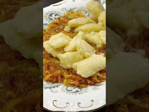 Ленивые вареники с капустой #кухнясмариной #вареникискапустой #ленивыевареники