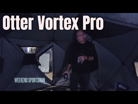 Overview And Tour Of The Otter Vortex Pro Resort Thermal Hub Ice Fishing House