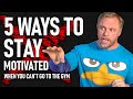 5 Ways to Stay *MOTIVATED* When You Can't Go To The Gym